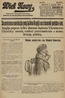 Wiek Nowy : popularny dziennik ilustrowany. 1924, nr 6883