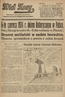 Wiek Nowy : popularny dziennik ilustrowany. 1924, nr 6886