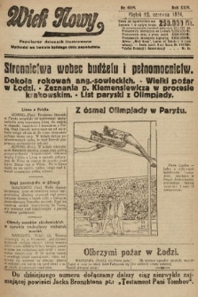 Wiek Nowy : popularny dziennik ilustrowany. 1924, nr 6889