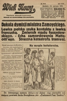 Wiek Nowy : popularny dziennik ilustrowany. 1924, nr 6896