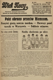 Wiek Nowy : popularny dziennik ilustrowany. 1924, nr 6899