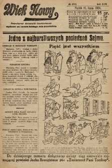 Wiek Nowy : popularny dziennik ilustrowany. 1924, nr 6912