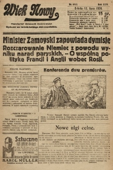 Wiek Nowy : popularny dziennik ilustrowany. 1924, nr 6913