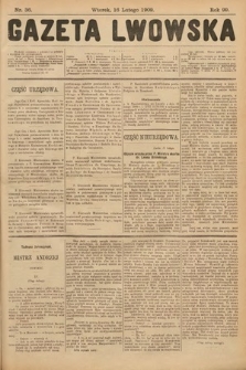 Gazeta Lwowska. 1909, nr 36