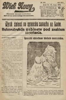 Wiek Nowy : popularny dziennik ilustrowany. 1924, nr 6917