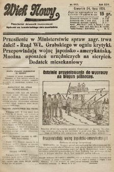 Wiek Nowy : popularny dziennik ilustrowany. 1924, nr 6923