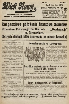 Wiek Nowy : popularny dziennik ilustrowany. 1924, nr 6928