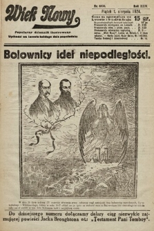 Wiek Nowy : popularny dziennik ilustrowany. 1924, nr 6930