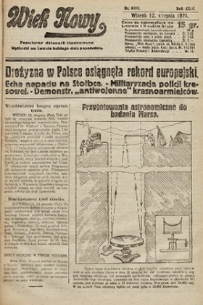 Wiek Nowy : popularny dziennik ilustrowany. 1924, nr 6939