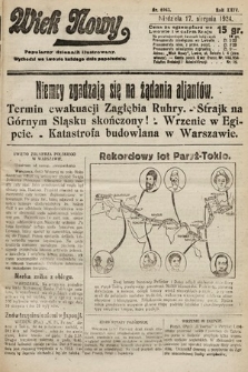 Wiek Nowy : popularny dziennik ilustrowany. 1924, nr 6943