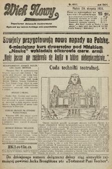 Wiek Nowy : popularny dziennik ilustrowany. 1924, nr 6953