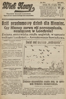 Wiek Nowy : popularny dziennik ilustrowany. 1924, nr 6954