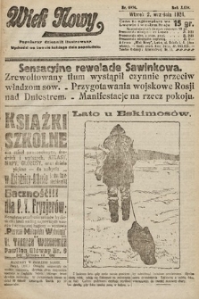 Wiek Nowy : popularny dziennik ilustrowany. 1924, nr 6956