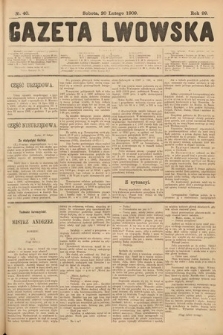 Gazeta Lwowska. 1909, nr 40