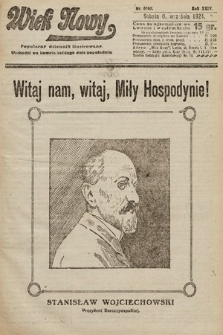 Wiek Nowy : popularny dziennik ilustrowany. 1924, nr 6960