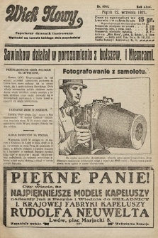 Wiek Nowy : popularny dziennik ilustrowany. 1924, nr 6965