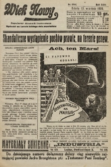 Wiek Nowy : popularny dziennik ilustrowany. 1924, nr 6966