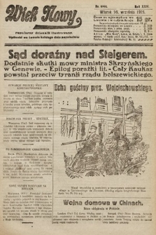 Wiek Nowy : popularny dziennik ilustrowany. 1924, nr 6968