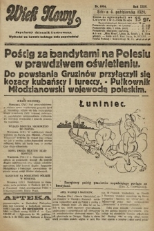 Wiek Nowy : popularny dziennik ilustrowany. 1924, nr 6984