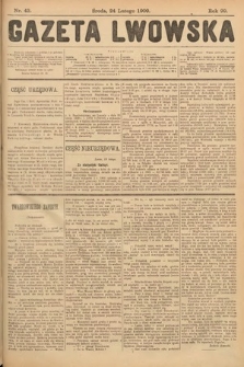 Gazeta Lwowska. 1909, nr 43