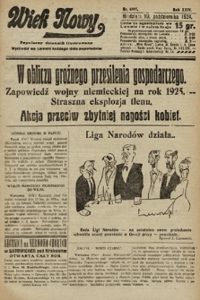 Wiek Nowy : popularny dziennik ilustrowany. 1924, nr 6997