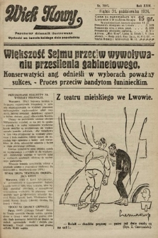 Wiek Nowy : popularny dziennik ilustrowany. 1924, nr 7007