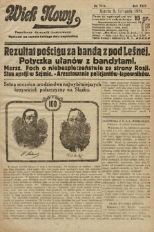 Wiek Nowy : popularny dziennik ilustrowany. 1924, nr 7013