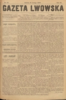Gazeta Lwowska. 1909, nr 46
