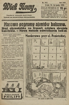 Wiek Nowy : popularny dziennik ilustrowany. 1924, nr 7022