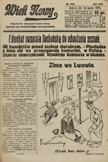 Wiek Nowy : popularny dziennik ilustrowany. 1924, nr 7025