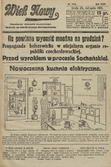 Wiek Nowy : popularny dziennik ilustrowany. 1924, nr 7028