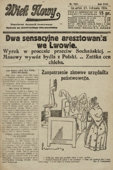 Wiek Nowy : popularny dziennik ilustrowany. 1924, nr 7029