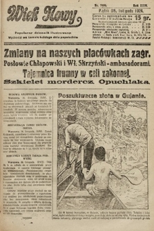 Wiek Nowy : popularny dziennik ilustrowany. 1924, nr 7030