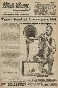 Wiek Nowy : popularny dziennik ilustrowany. 1924, nr 7031