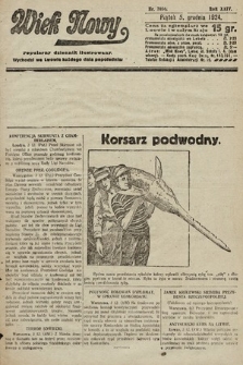 Wiek Nowy : popularny dziennik ilustrowany. 1924, nr 7036 [skonfiskowany]