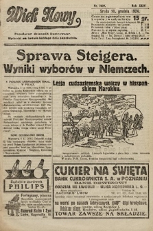 Wiek Nowy : popularny dziennik ilustrowany. 1924, nr 7039