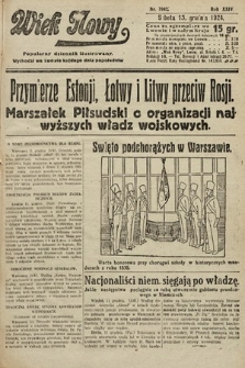 Wiek Nowy : popularny dziennik ilustrowany. 1924, nr 7042