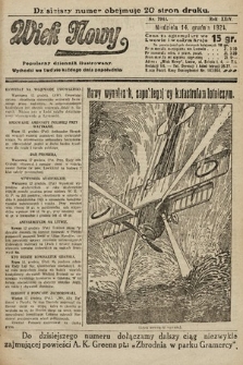 Wiek Nowy : popularny dziennik ilustrowany. 1924, nr 7043