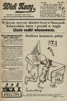 Wiek Nowy : popularny dziennik ilustrowany. 1924, nr 7054