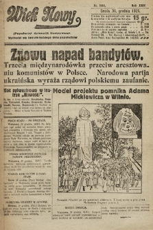 Wiek Nowy : popularny dziennik ilustrowany. 1924, nr 7055
