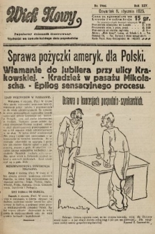 Wiek Nowy : popularny dziennik ilustrowany. 1925, nr 7060