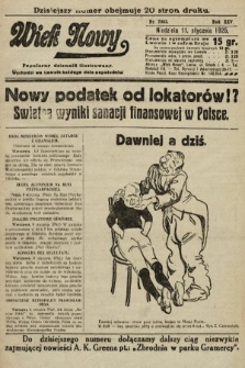 Wiek Nowy : popularny dziennik ilustrowany. 1925, nr 7063