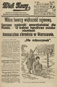 Wiek Nowy : popularny dziennik ilustrowany. 1925, nr 7064