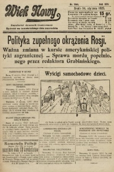 Wiek Nowy : popularny dziennik ilustrowany. 1925, nr 7065