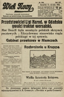 Wiek Nowy : popularny dziennik ilustrowany. 1925, nr 7066