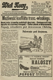 Wiek Nowy : popularny dziennik ilustrowany. 1925, nr 7076