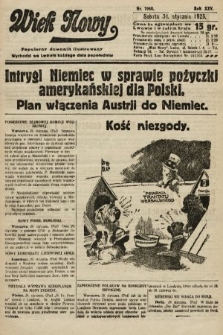 Wiek Nowy : popularny dziennik ilustrowany. 1925, nr 7080