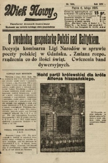 Wiek Nowy : popularny dziennik ilustrowany. 1925, nr 7085