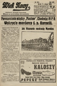 Wiek Nowy : popularny dziennik ilustrowany. 1925, nr 7089