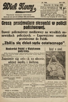 Wiek Nowy : popularny dziennik ilustrowany. 1925, nr 7090